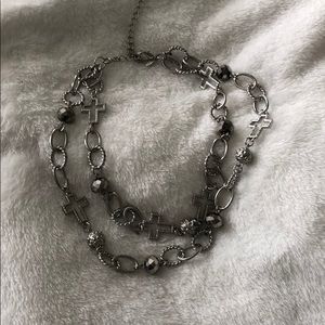 Premier Designs Double Strand Chain Necklace